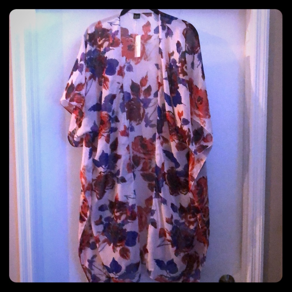 Floral Kimono duster